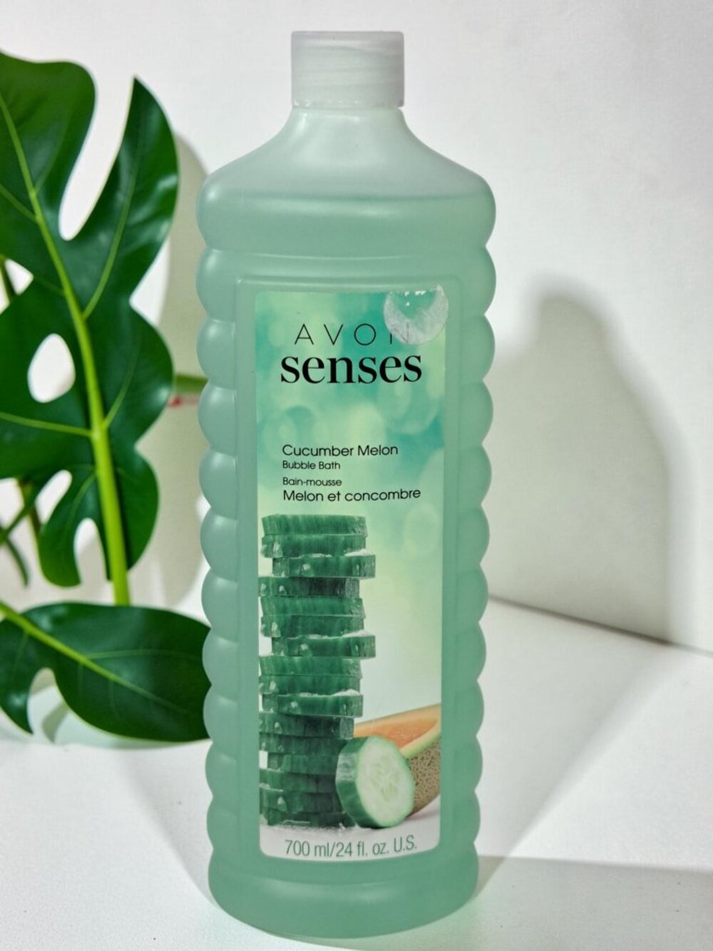 Avon Senses Cucumber Melon Bubble Bath 24 oz Brand New.